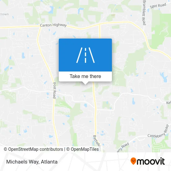 Michaels Way map