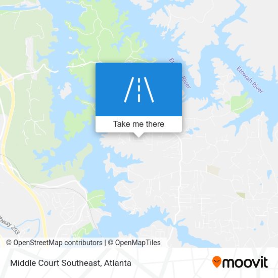 Middle Court Southeast map