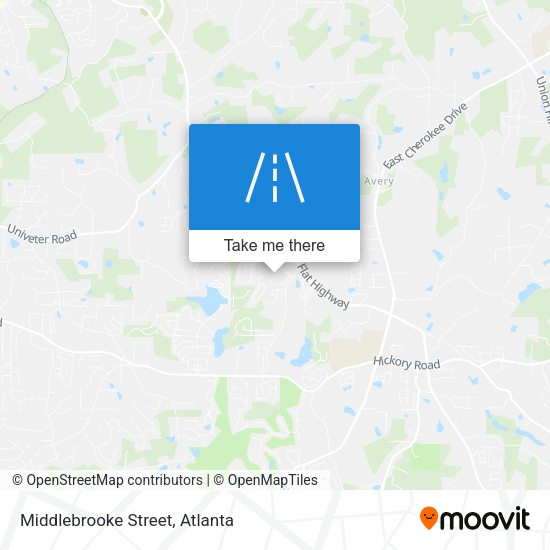 Mapa de Middlebrooke Street
