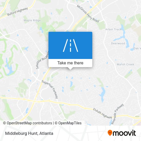 Mapa de Middleburg Hunt