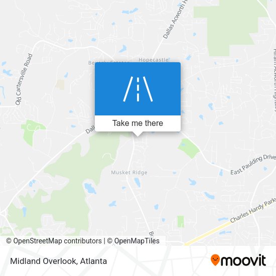 Mapa de Midland Overlook