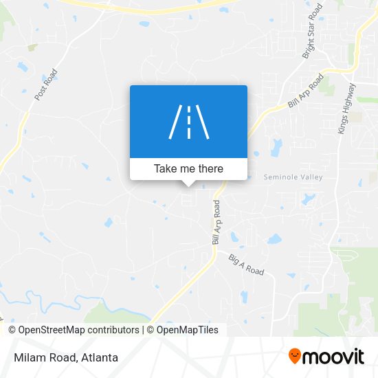 Mapa de Milam Road