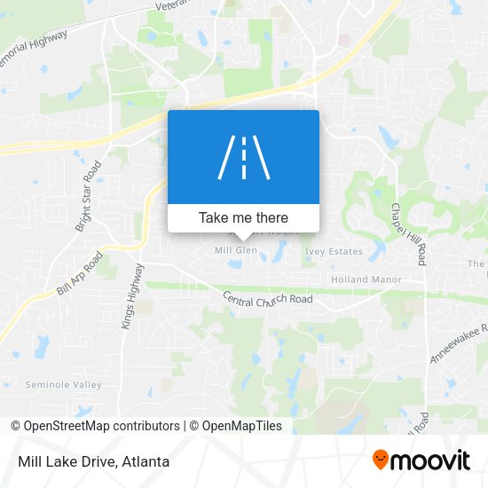 Mapa de Mill Lake Drive