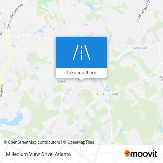 Millenium View Drive map