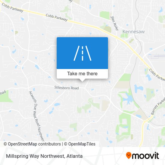 Mapa de Millspring Way Northwest