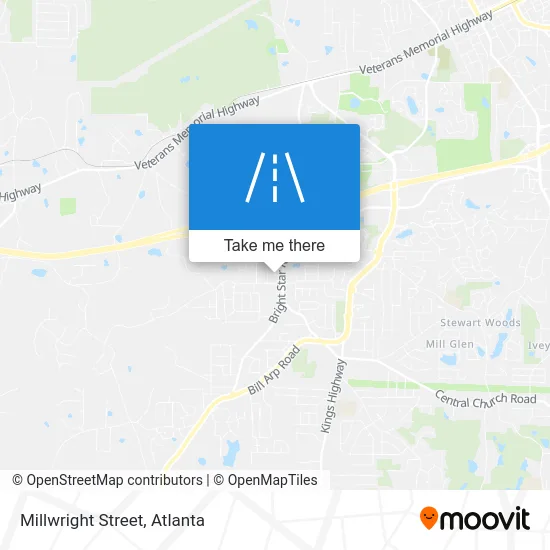 Millwright Street map