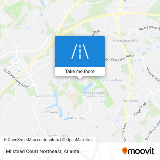 Milstead Court Northeast map