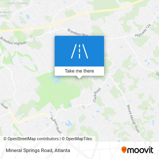 Mapa de Mineral Springs Road