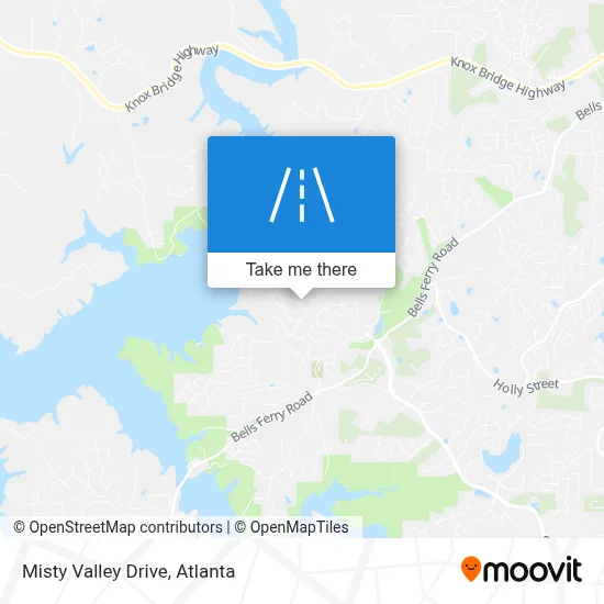 Misty Valley Drive map