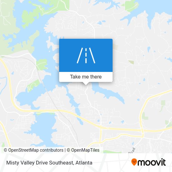Mapa de Misty Valley Drive Southeast