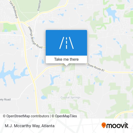 Mapa de M.J. Mccarthy Way