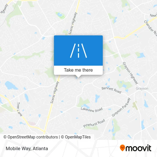 Mobile Way map