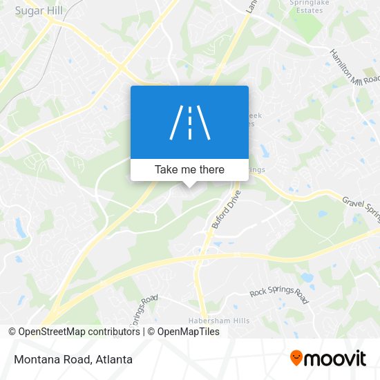 Mapa de Montana Road