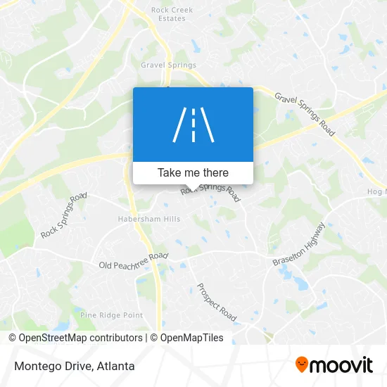 Montego Drive map