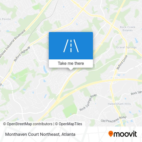 Monthaven Court Northeast map