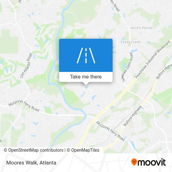 Moores Walk map