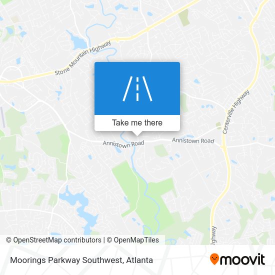 Mapa de Moorings Parkway Southwest