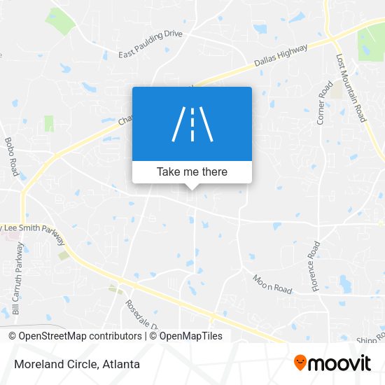 Mapa de Moreland Circle