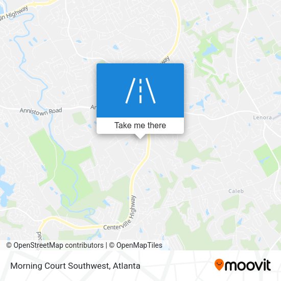 Morning Court Southwest map