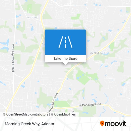 Mapa de Morning Creek Way