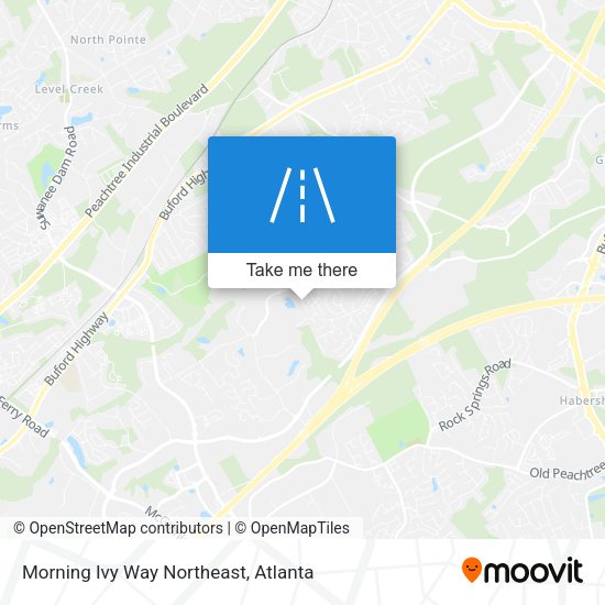 Morning Ivy Way Northeast map
