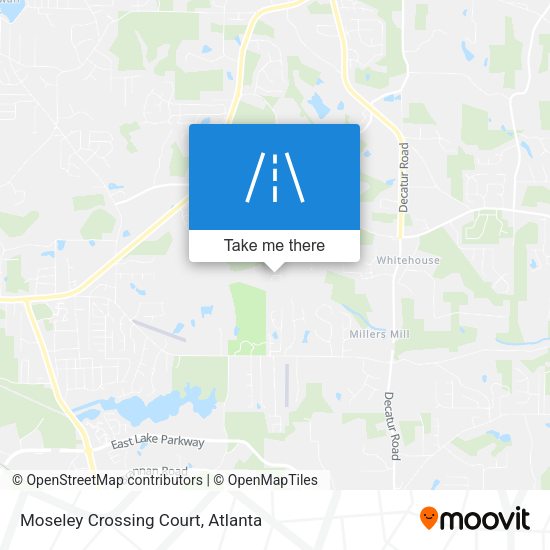 Mapa de Moseley Crossing Court