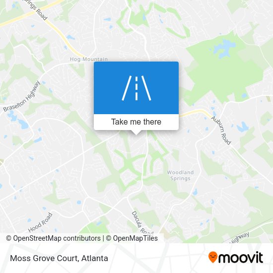 Mapa de Moss Grove Court