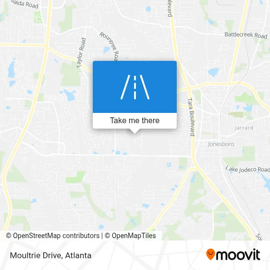 Moultrie Drive map