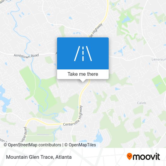 Mapa de Mountain Glen Trace