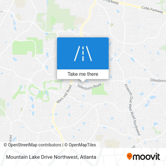 Mapa de Mountain Lake Drive Northwest