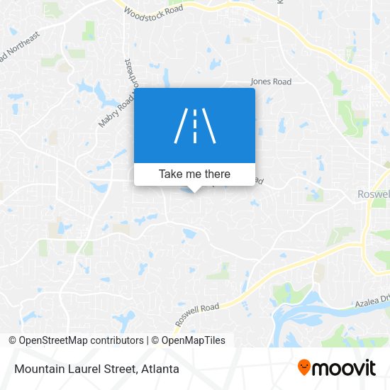Mountain Laurel Street map