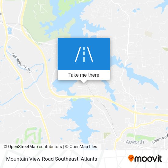 Mapa de Mountain View Road Southeast