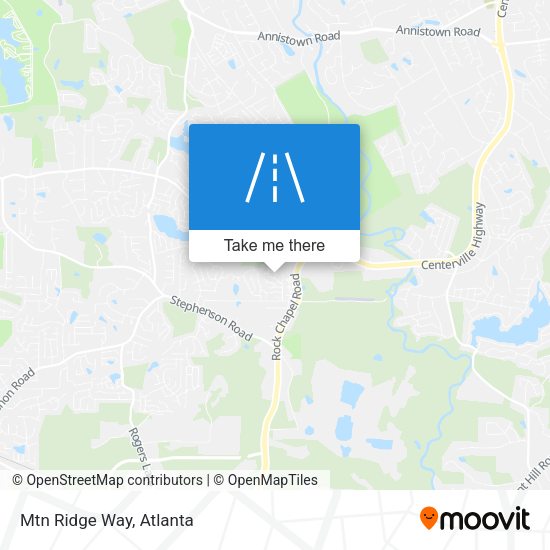 Mapa de Mtn Ridge Way