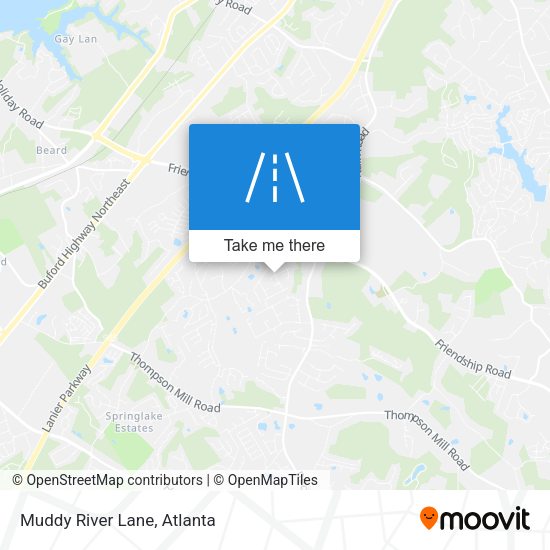 Mapa de Muddy River Lane