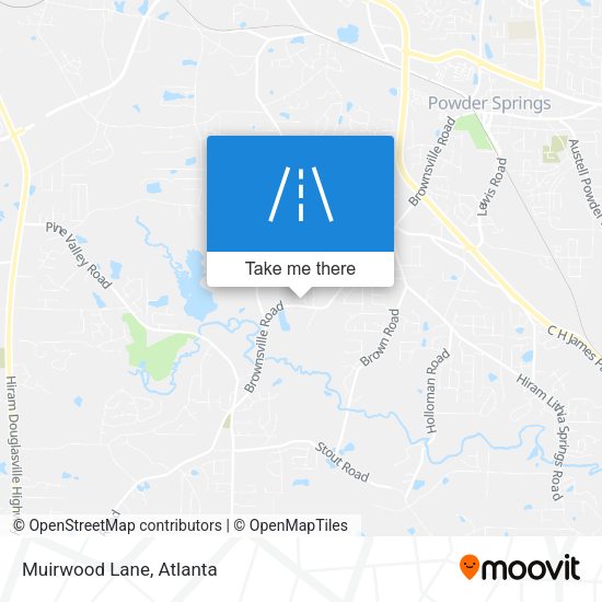 Mapa de Muirwood Lane
