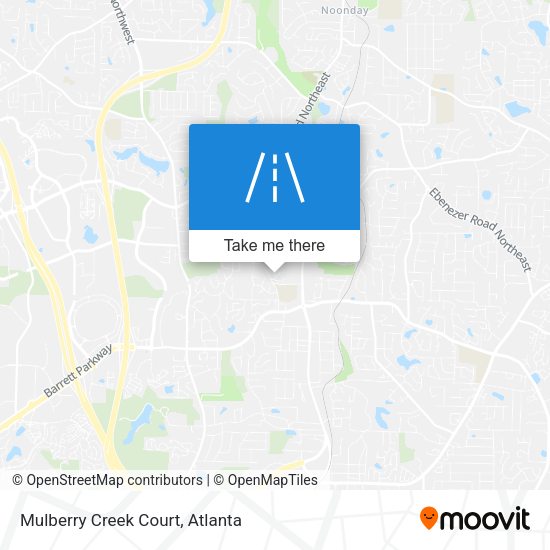Mulberry Creek Court map