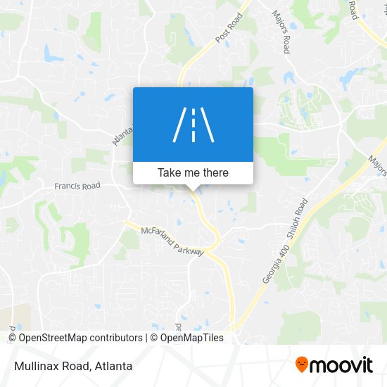 Mapa de Mullinax Road