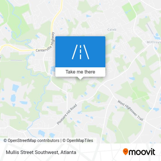 Mullis Street Southwest map