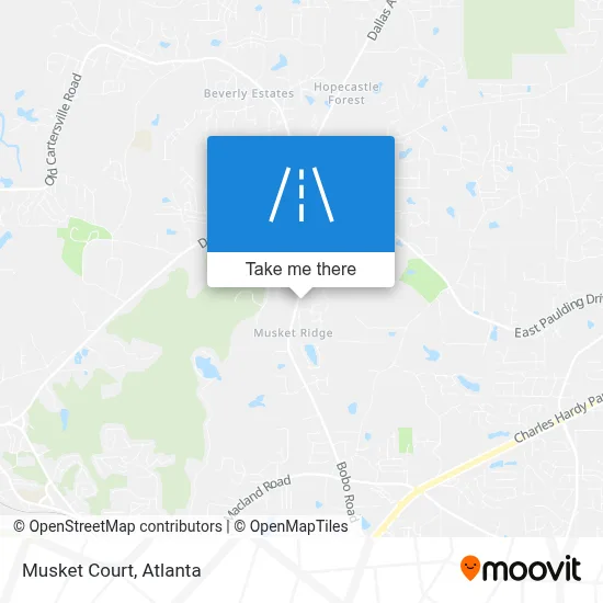 Musket Court map