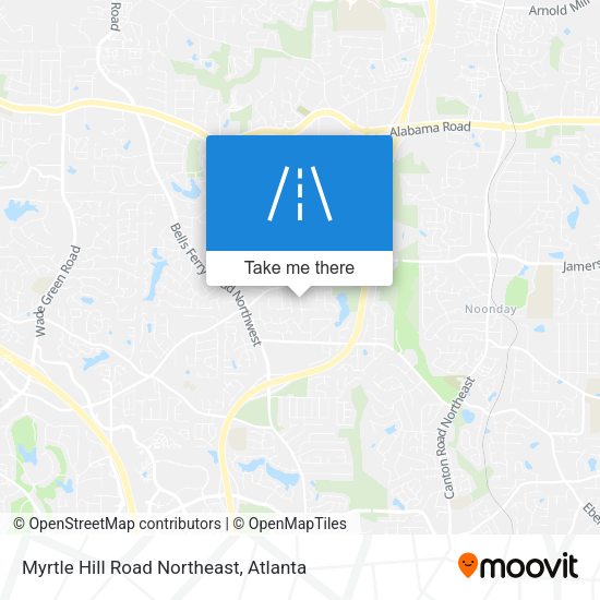 Mapa de Myrtle Hill Road Northeast