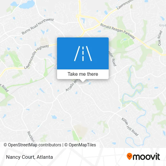 Nancy Court map