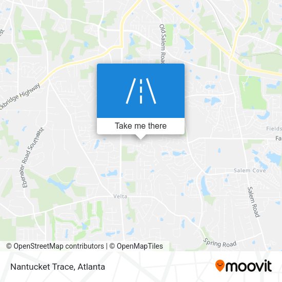 Mapa de Nantucket Trace