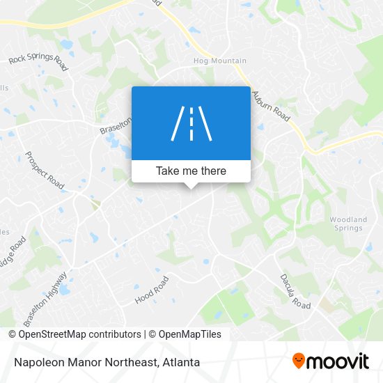 Mapa de Napoleon Manor Northeast