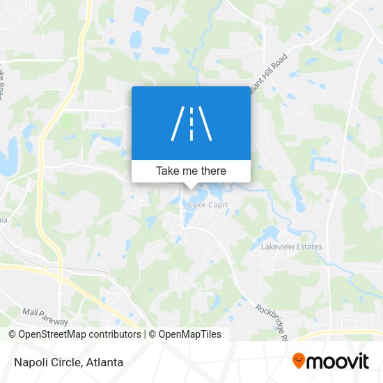 Mapa de Napoli Circle