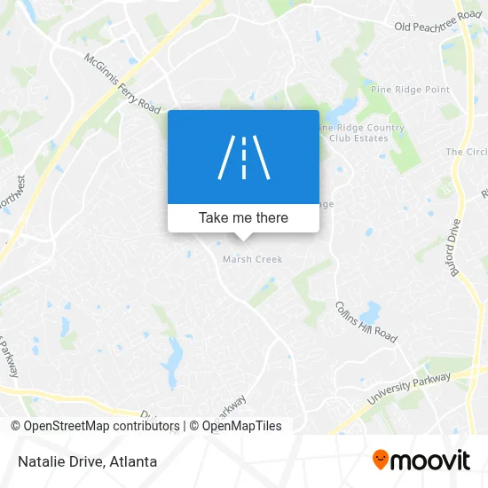 Natalie Drive map