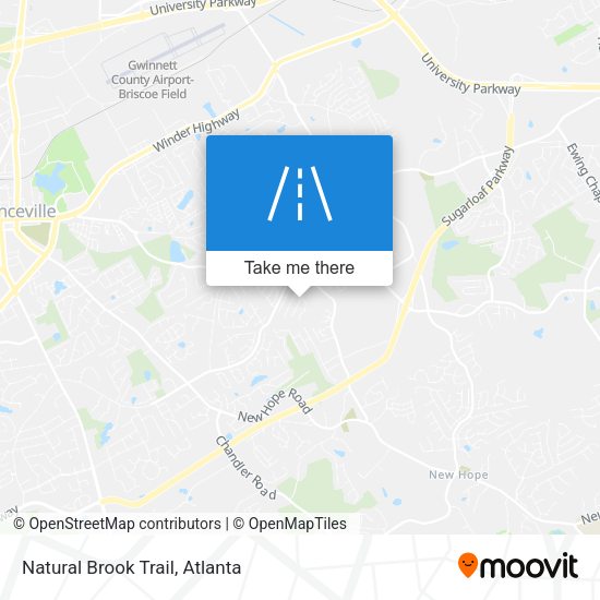 Mapa de Natural Brook Trail