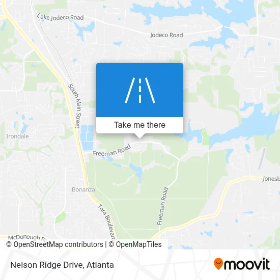 Nelson Ridge Drive map