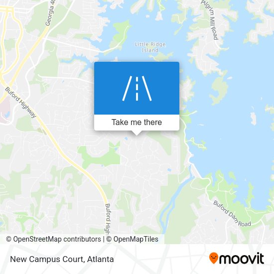 Mapa de New Campus Court