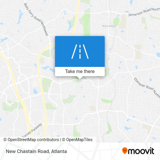 Mapa de New Chastain Road