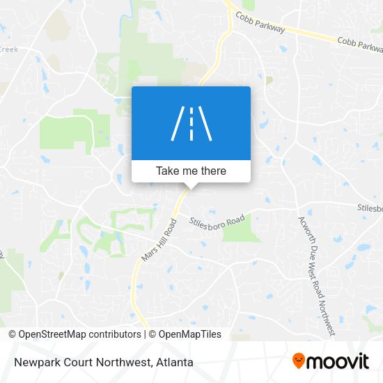 Newpark Court Northwest map